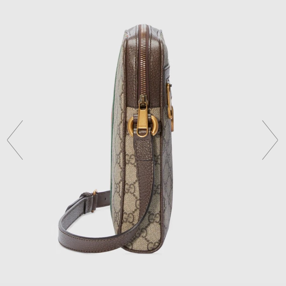 NEW 💯AUTHENTIC Gucci OPHIDIA GG SMALL MESSENGER BAG🤎❤️💚 - Picture 13 of 15